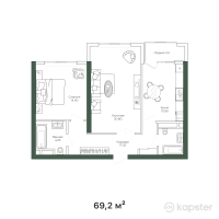 ЖК Prime Park — 2-ком 69,2 м² (null)