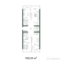 ЖК Prime Park — 3-ком 109,4 м² (null)