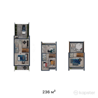 КГ Tolkyn Townhouse — 5-ком 236 м² (от 77 880 000 тг)