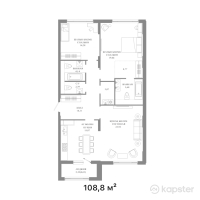 ЖК GRAND MONACO — 3-ком 108,8 м² (от 82 688 000 тг)