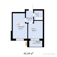 ЖК MARYAM RESIDENCE — 2-ком 64 м² (от 21 743 000 тг)