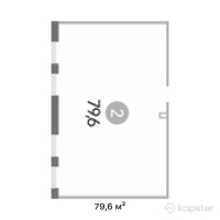 ЖК Дом на Муратбаева — 2-ком 79,6 м² (от 47 160 000 тг)