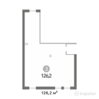 ЖК Дом на Муратбаева — 3-ком 126,2 м² (от 73 801 700 тг)