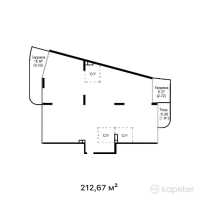 ЖК Tanir — 4-ком 212,7 м² (от 574 209 000 тг)