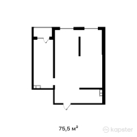 ЖК Buta Flame — 1-ком 75,5 м² (от 36 542 000 тг)