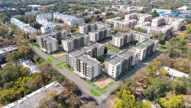 В Турксибском районе обновят жилищный фонд: 181 новый дом взамен 126 ветхих