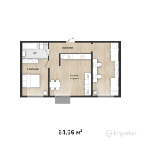 ЖК Zerger — 3-ком 65 м² (от 23 385 600 тг)