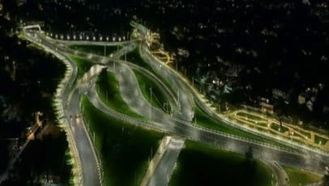 В Алматы открыли и облагородили новую транспортную развязку