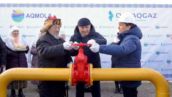 В Акмолинской области к централизованному газу подключили ещё одно село
