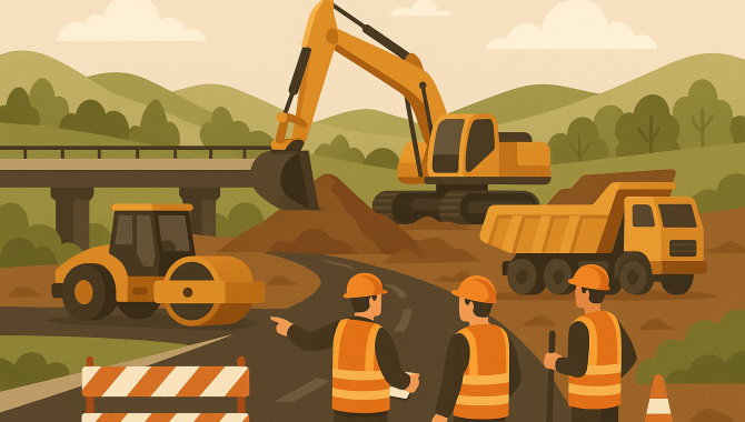 Новые направления дорожного строительства в Алматинской области в 2026 году