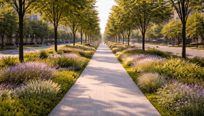 В Астане стало больше зелени — запущен коридор