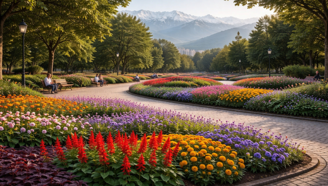 Цветущий Алматы, город расширяет площадь цветников