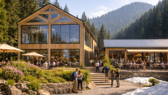 Новый визит-центр «Бұтақты» открылся в Иле-Алатауском национальном парке