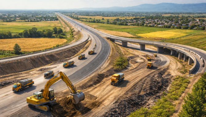 Строительство объездной дороги стартовало в Сарыагаше