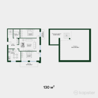 ЖК Garden Hills — 3-ком 130 м² (null)