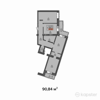 ЖК Anisa — 3-ком 90,8 м² (от 35 518 440 тг)