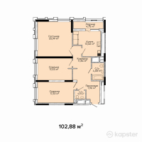 ЖК ArmanTau Comfort 2 — 3-ком 102,9 м² (от 42 180 800 тг)