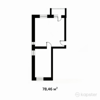 ЖК Jana Sary-Arqa — 3-ком 78,5 м² (от 25 891 800 тг)