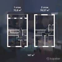 Batsu Eco Village — 4-ком 147 м² (от 65 856 000 тг)