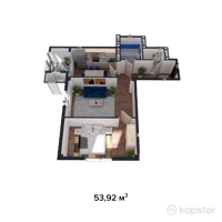 ЖК Otau City — 2-ком 53,9 м² (от 24 317 920 тг)