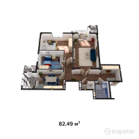 ЖК Otau City — 2-ком 82,5 м² (от 37 202 990 тг)