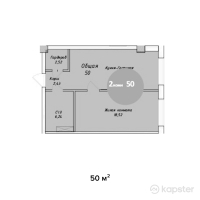 ЖК Famous Town — 2-ком 50 м² (null)