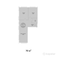 ЖК Famous Town — 3-ком 70 м² (null)