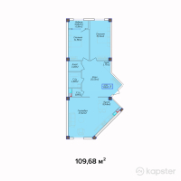 ЖК Golden Park — 3-ком 109,7 м² (от 35 097 600 тг)