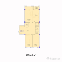 ЖК Golden Park — 3-ком 135,4 м² (от 43 337 600 тг)