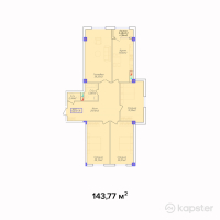 ЖК Golden Park — 4-ком 143,8 м² (от 46 006 400 тг)
