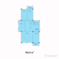 ЖК Golden Park — 4-ком 155,5 м² (от 49 760 000 тг)
