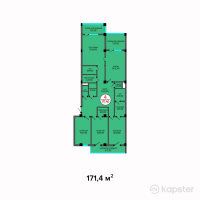 ЖК Del Marmo — 4-ком 171,4 м² (от 59 990 000 тг)