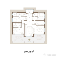 КГ Rixos Golf&Villas Aktau — 4-ком 300 м² (от 300 000 000 тг)
