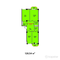 ЖК White House Residence — 3-ком 128,5 м² (от 48 845 400 тг)