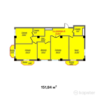 ЖК White House Residence — 4-ком 151,8 м² (от 57 699 400 тг)