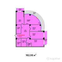ЖК White House Residence — 4-ком 182,1 м² (от 69 190 500 тг)