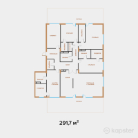 ЖК Exclusive Юбилейный — 5-ком 291,7 м² (от 525 060 000 тг)