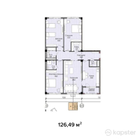 ЖК Premier — 4-ком 126,5 м² (от 48 066 200 тг)