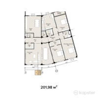 ЖК Premier — 5-ком 202 м² (от 76 752 400 тг)