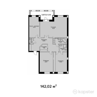 ЖК Французский квартал — 3-ком 142 м² (от 63 909 000 тг)