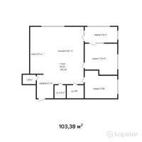 ЖК Панорама парк — 2-ком 103,4 м² (от 37 216 800 тг)