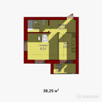 ЖК Family House — 1-ком 38,3 м² (от 8 415 000 тг)