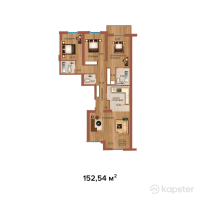 ЖК Солнечная Долина — 4-ком 152,5 м² (null)
