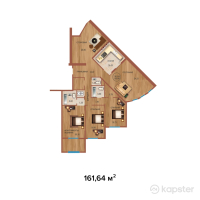 ЖК Солнечная Долина — 5-ком 161,6 м² (null)
