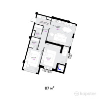 ЖК Aqtolqyn Grand — 3-ком 87 м² (от 95 700 000 тг)