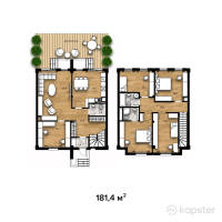 ЖК Miras Hills — 5-ком 181,4 м² (от 117 003 000 тг)
