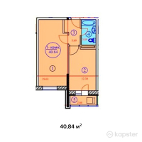 ЖК Onyx Comfort — 1-ком 40,8 м² (от 13 068 800 тг)