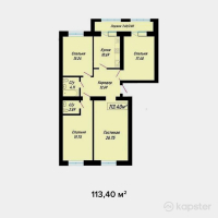ЖК Yasin — 4-ком 113,4 м² (от 36 288 000 тг)
