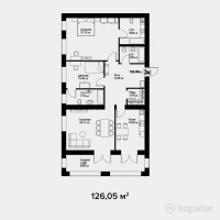 ЖК Florence — 3-ком 126,1 м² (от 126 050 000 тг)